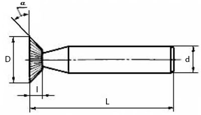 Чертеж фрезы ГОСТ Р 52967-200